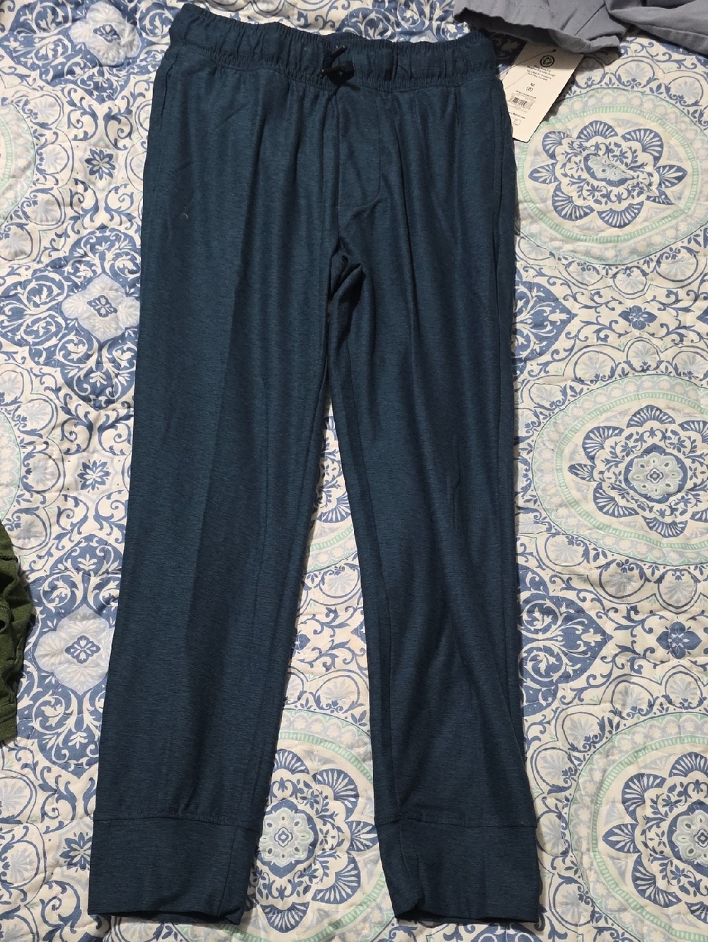 Athletic Works Boys Teal Drawstring Joggers